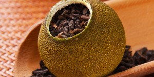 茶人岭小青柑普洱茶熟茶2颗装18克新会青柑云南普洱茶叶包邮